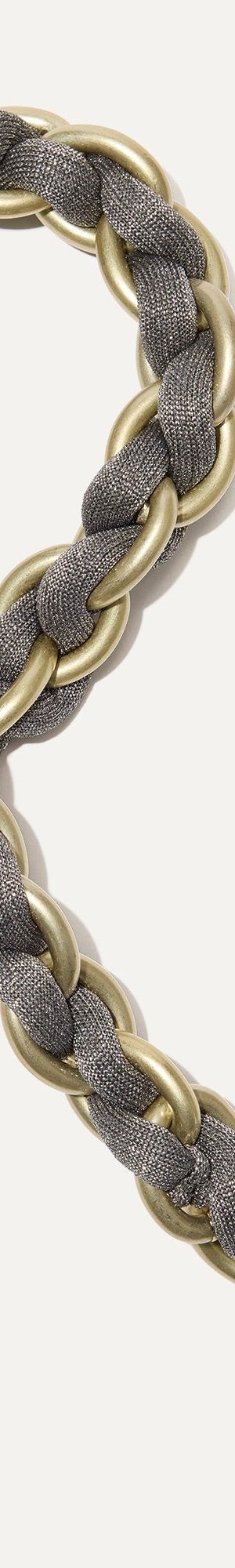 The Shoulder Strap - Golden Silver Chain