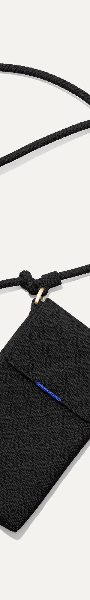 The Phone Crossbody - Black Sand