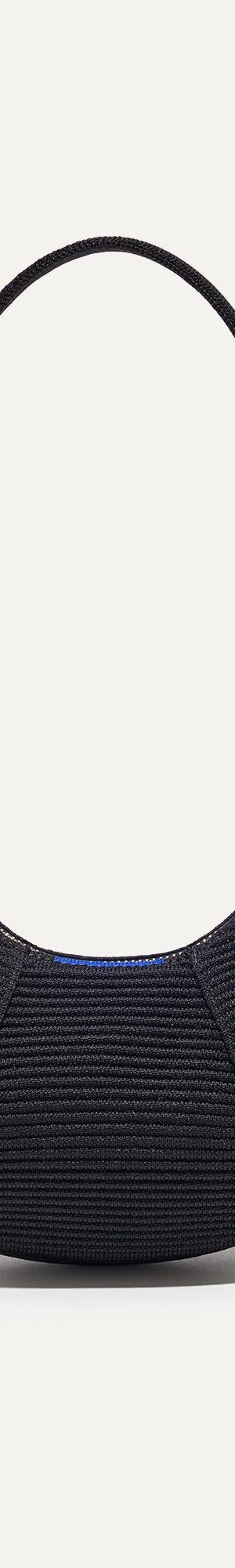 The Mini Crescent Bag - Black