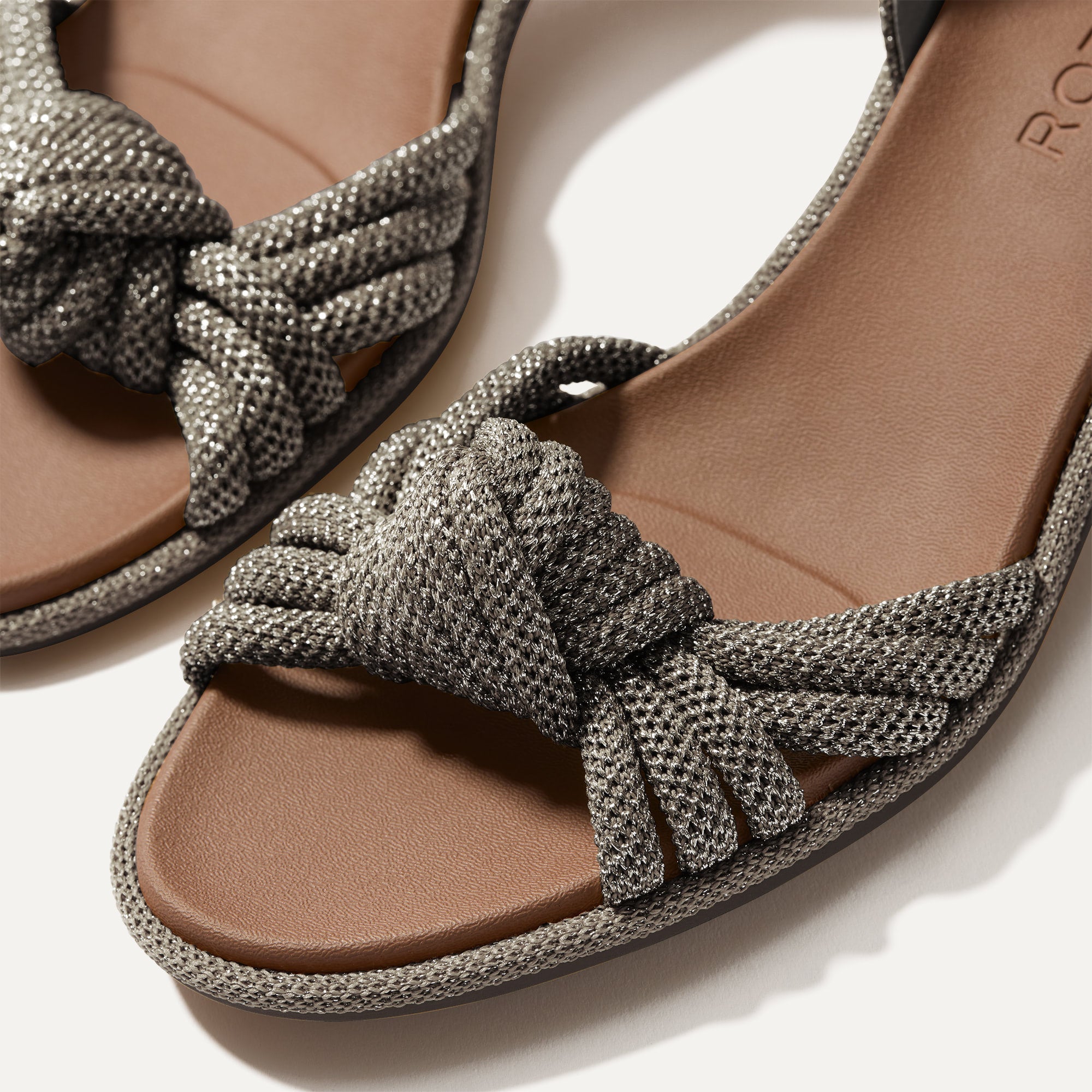 The Knot Sandal - Silver Sand - Image 2