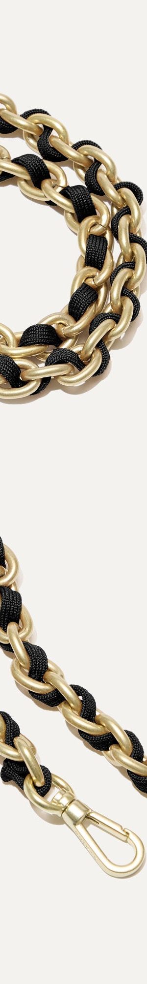 The Crossbody Strap - Black Chain