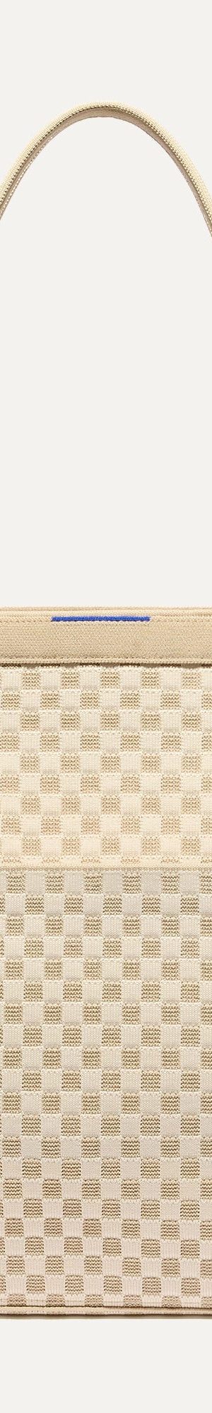 The Zip Travel Tote - Parchment Basketweave